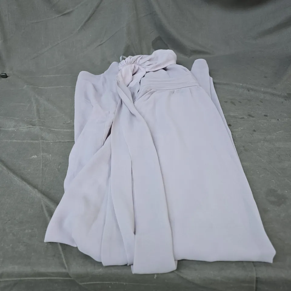 SIX STORIES HALTER NECK PLEATED WAIST LILAC SIZE 8