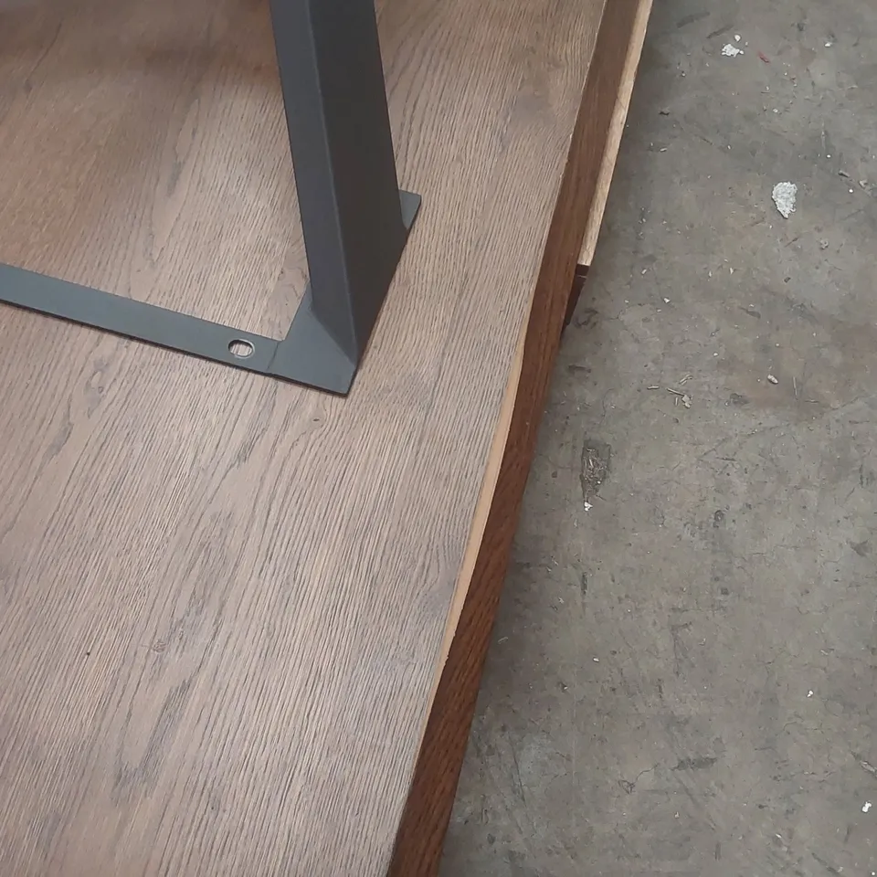 DESIGNER VENEER WOODEN DINING TABLE