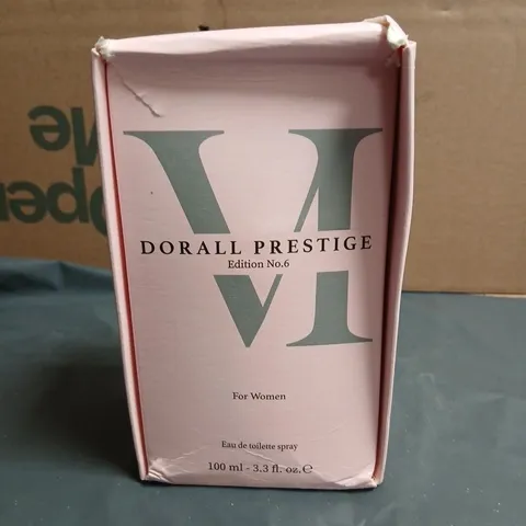 BOXED DORALL PRESTIGE EDITION NO.6 FOR WOMEN EAU DE TOILETTE 100ML