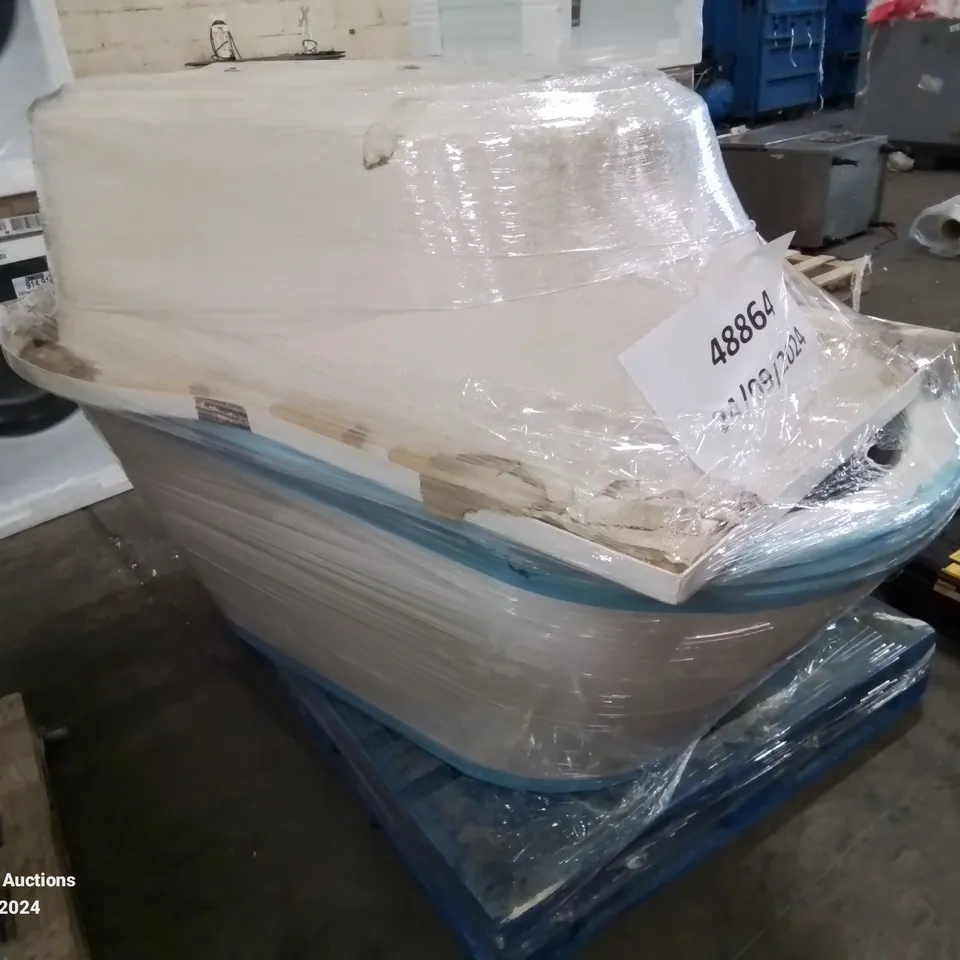 PALLET CONTAINING APPROXIMATELY 2 ASSORTED BATHTUBS 