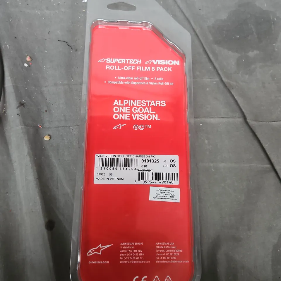 Alpinestars Vision Roll-Off Film 8 Pack