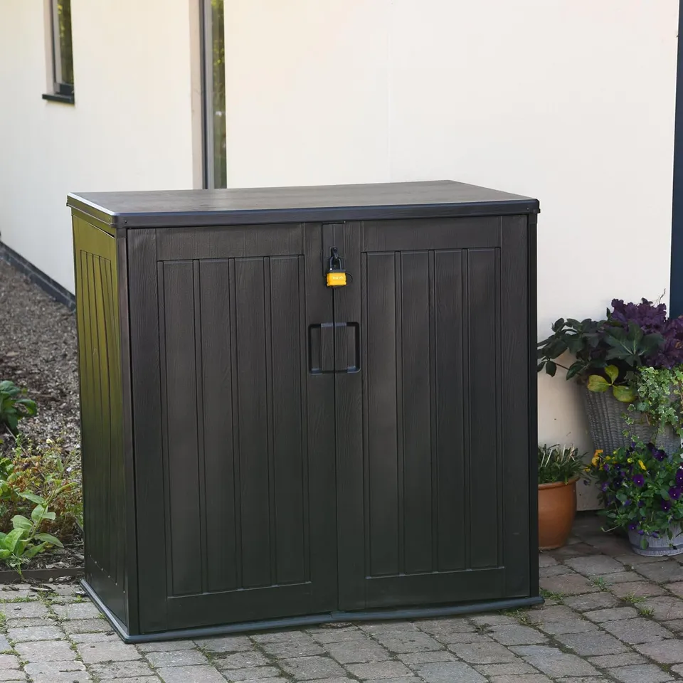 BOXED GARDEN GEAR 775L GARDEN STORAGE BOX