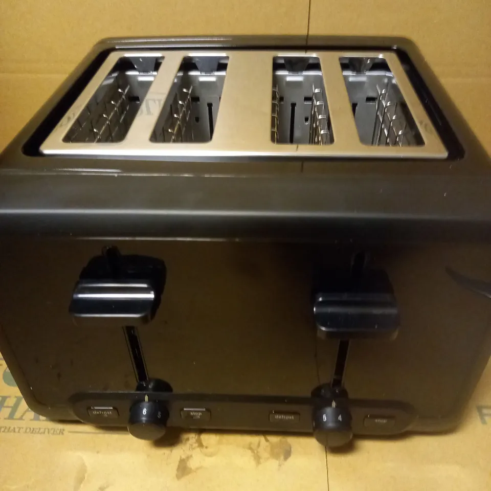 BOSCH DESIGNLINE PLUS TAT4P443GB 4 SLOT STAINLESS STEEL TOASTER