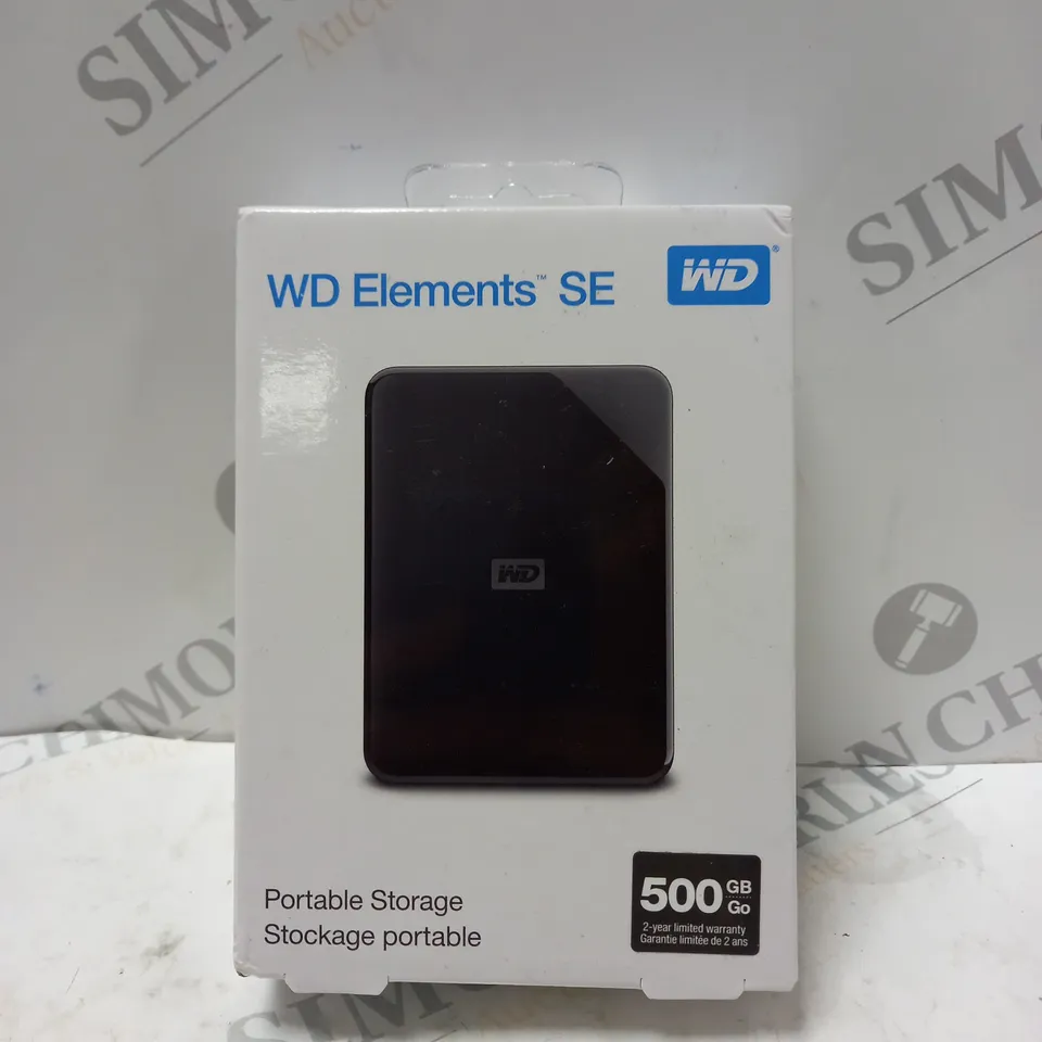 SEALED WD ELEMENTS SE PORTABLE STORAGE 500GB