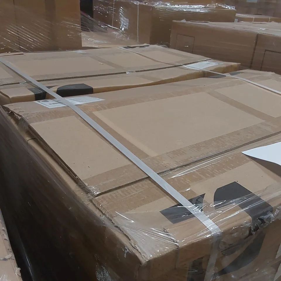 PALLET CONTAINING A LARGE QUANTITY OF BRAND NEW BRAND NEW SAVENA SINGLE DRAWER VANITY BASE UNIT
