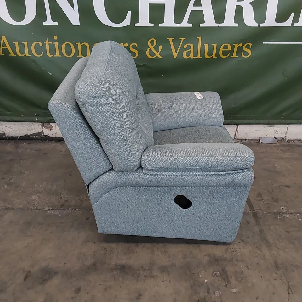 QUALITY G PLAN DESIGNER SEATTLE MAN RECLINER CHAIR IN GALENA JADE FABRIC