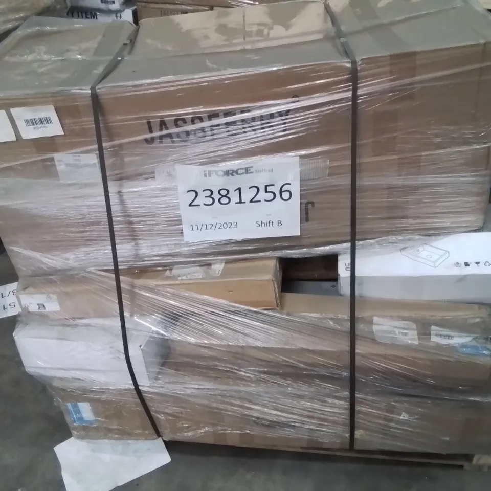 MIXED PALLET OF VARIOUS HOUSEHOLD ITEMS TO INCLUDE:SINK BASINS AREA RUG ECT.