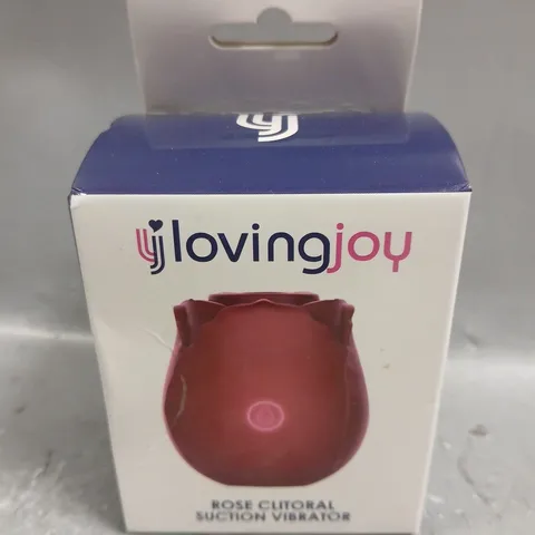 BOXED LOVING JOY ROSE CLITORAL SUCTION VIBRATOR
