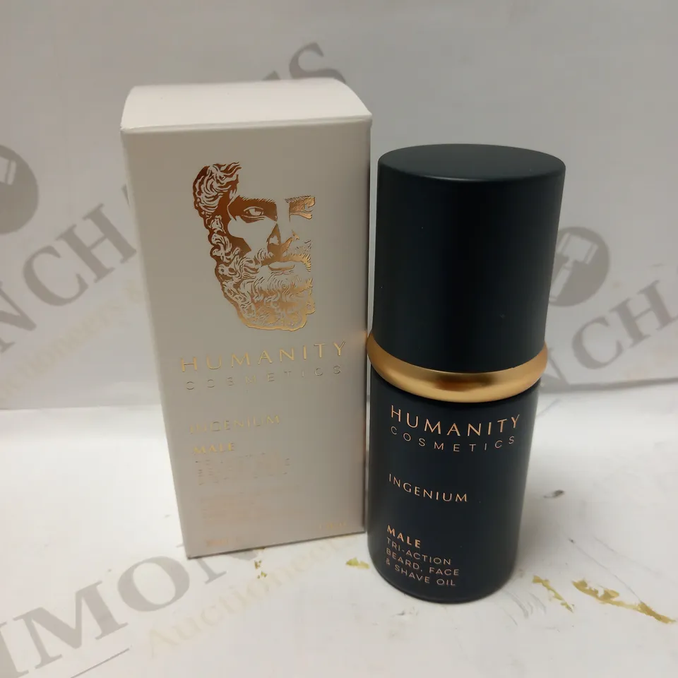HUMANITY COSMETICS INGENIUM MALE TRI-ACTION OIL 30ML