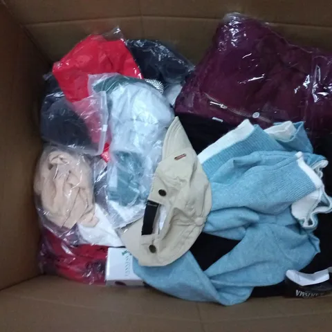 APPROXIMATELY 20 ASSORTED CLOTHING AND FASHION PRODUCTS IN VARIOUS STYLES AND SIZES - COLLECTION ONLY