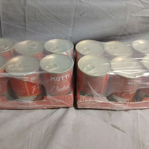 12 X MUTTI PEELED TOMATOES - 12 X 400G
