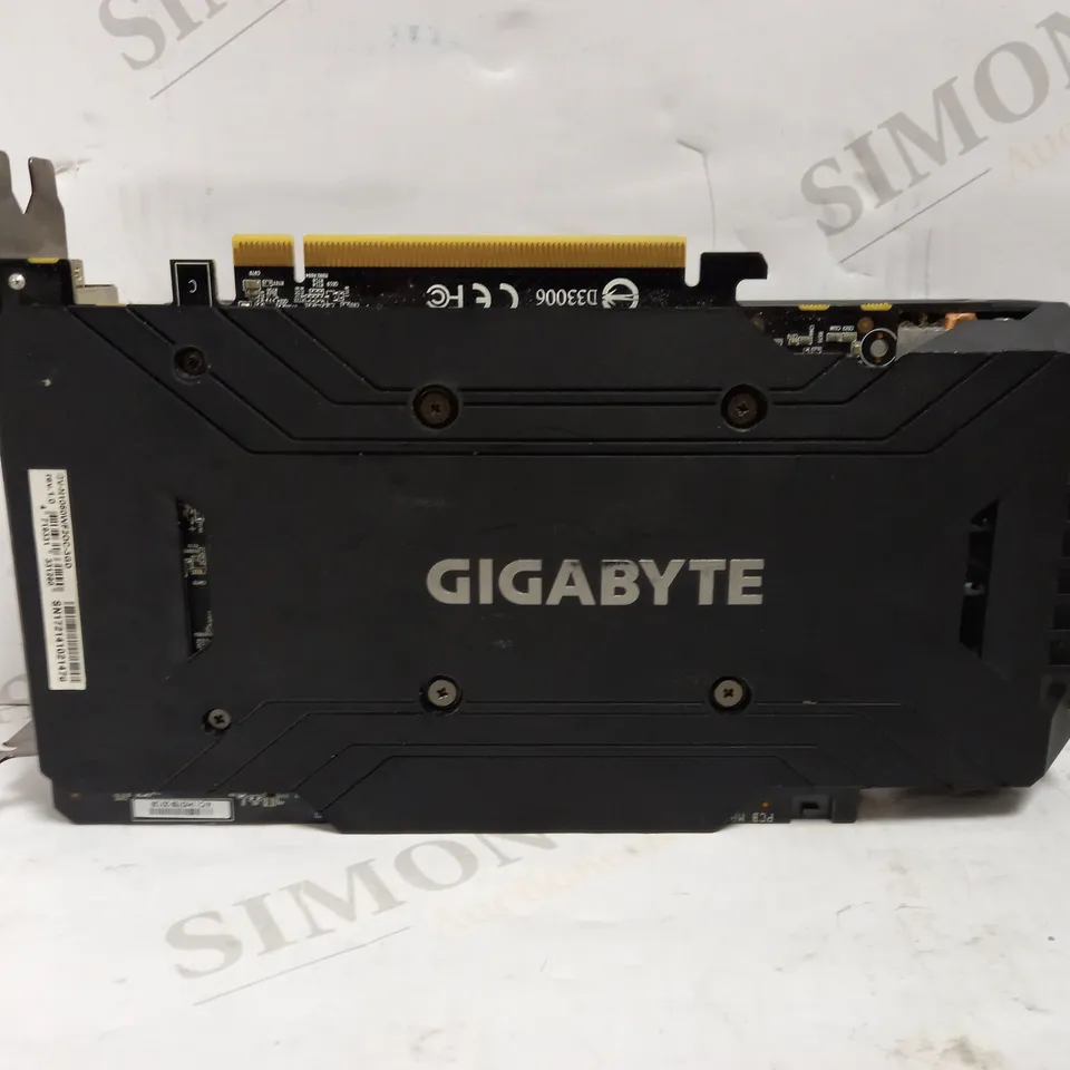 GIGABYTE NVIDIA GEFORCE GTX 1060 GRAPHICS CARD