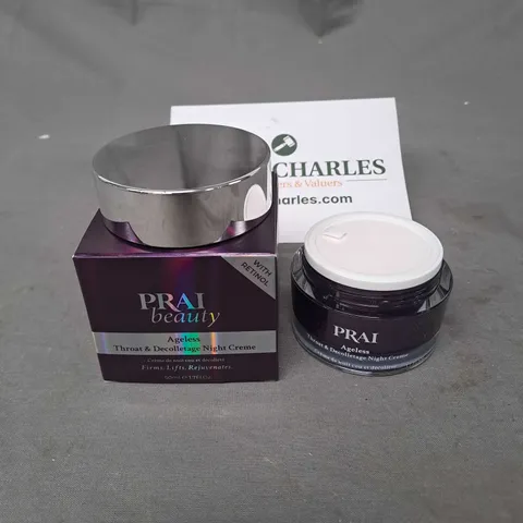 SEALED PRAI BEAUTY AGELESS THROAT & DECOLLETAGE NIGHT CREME 50ML