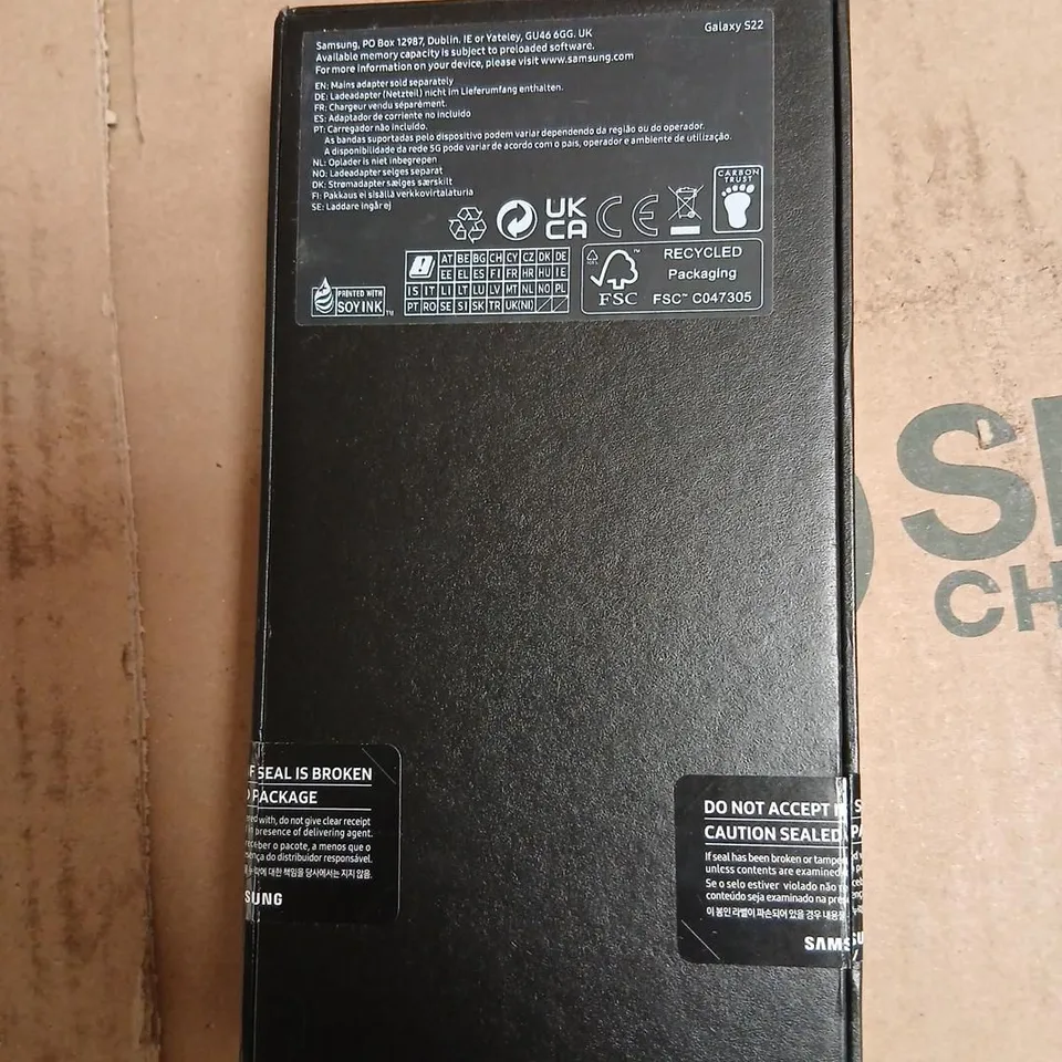 SAMSUNG GALAXY S22 SMARTPHONE – BLACK (OPEN BOX)
