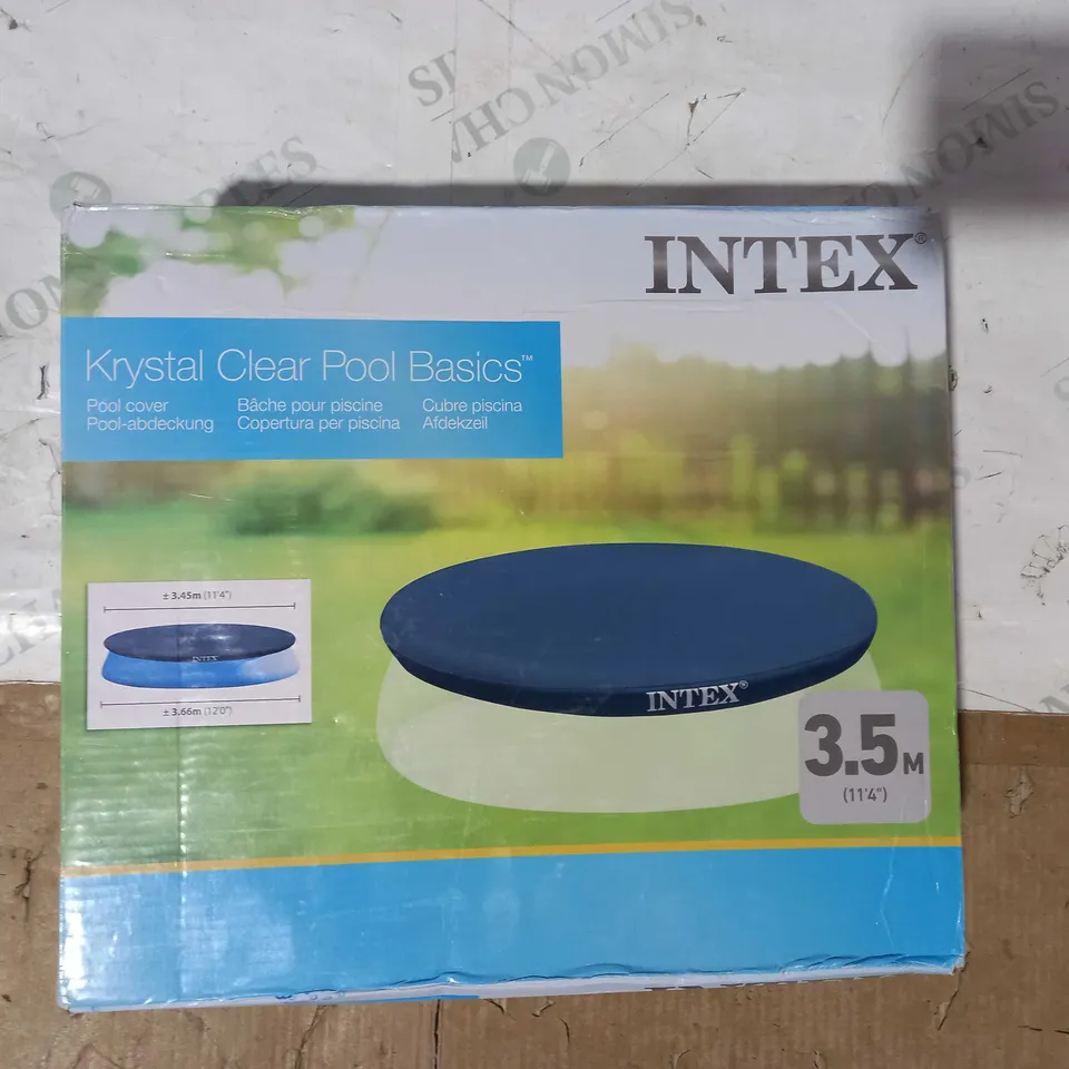 INTEX KRYSTAL CLEAR POOL BASICS POOL COVER