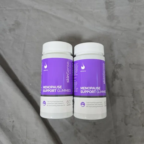 SKINSENSE MENOPAUSE SUPPORT GUMMIES – 60 GUMMIES PER BOTTLE (2-BOTTLE PACK)