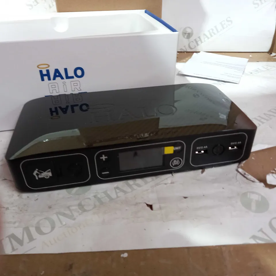 HALO PORTABLE POWER JUMP STARTER AIR COMPRESSOR