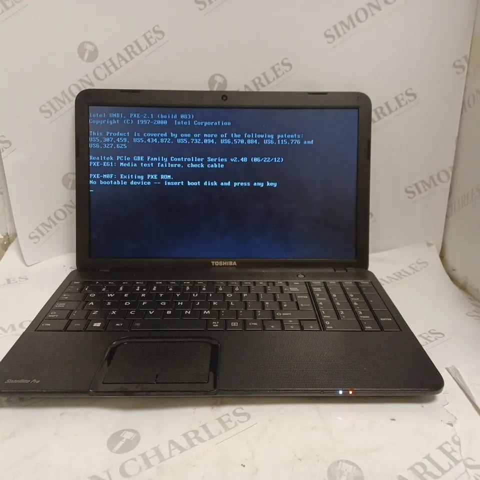 TOSHIBA SATELLITE PRO C850 LAPTOP 