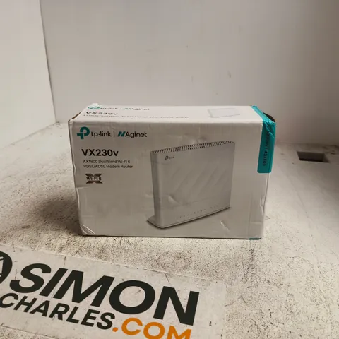 TP-LINK VX230V AX1800 DUAL BAND WI‑FI 6 ROUTER (VDSL/ADSL MODEM) – BOXED