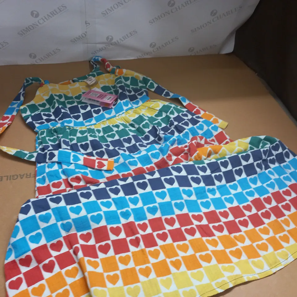 LUCY & YAK COTTON HEART TO HEART FAYE DRESS - 10