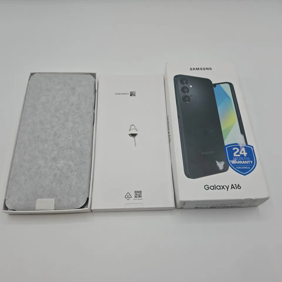 BOXED SAMSUNG GALAXY A16 4/128GB IN BLACK - SM-A165F