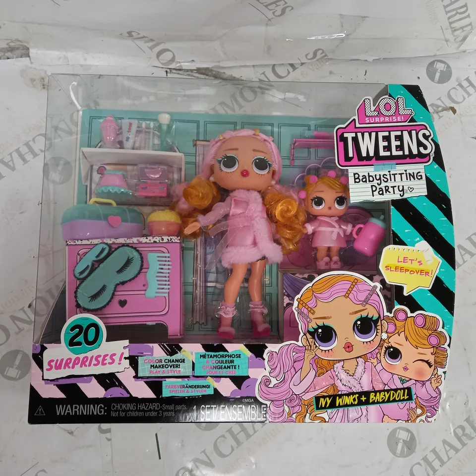 L.O.L. SURPRISE TWEENS + TOTS BABY SITTING PARTY  RRP £29.99