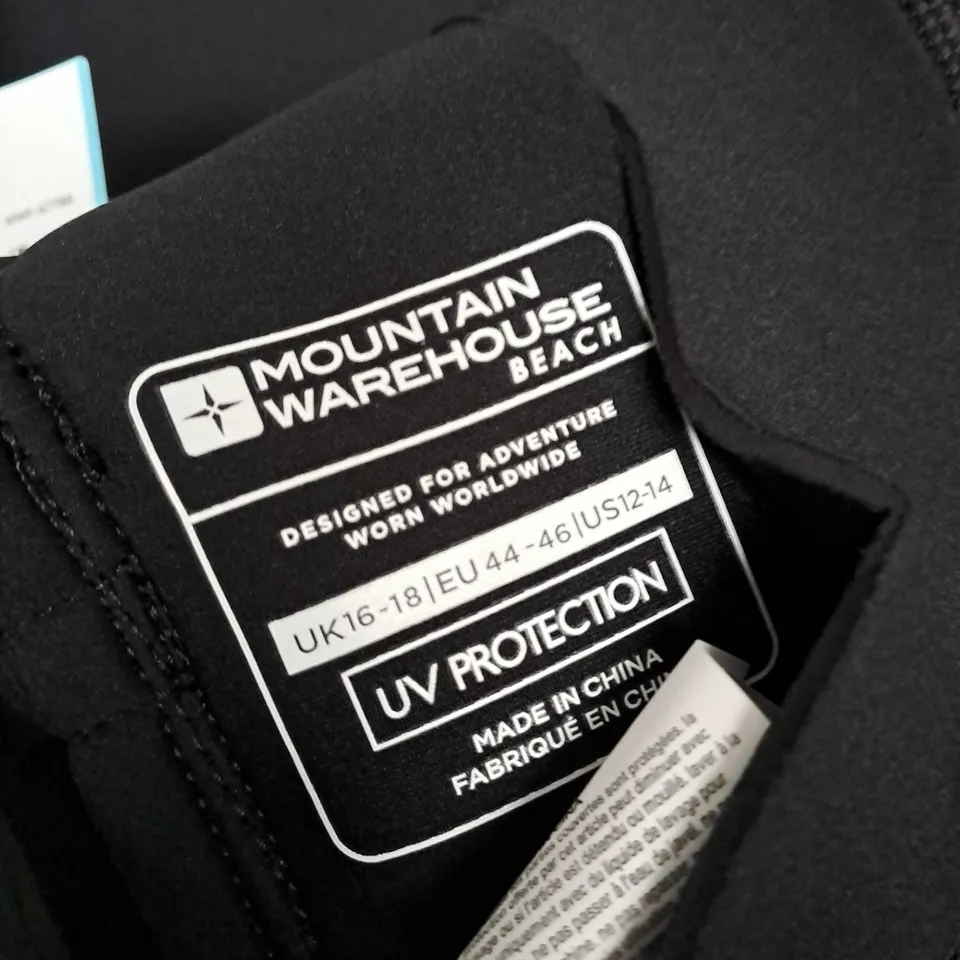 MOUNTAIN WAREHOUSE BEACH SHORTY WOMENS WETSUIT IN IN BLACK/PINK - UK 16-18