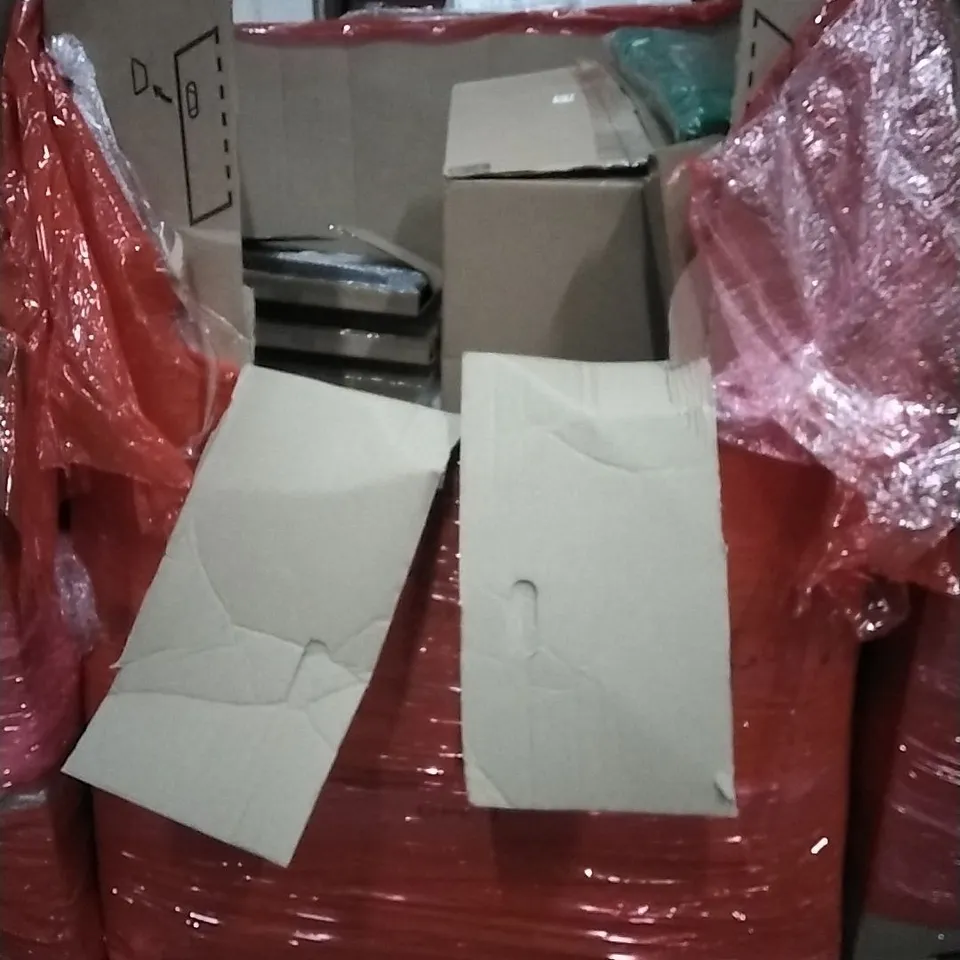 PALLET OF HOUSEHOLD ITEMS TO INCLUDE FOOD WASTE COMPOSTER,DINOSAUR WORLD NAP MAT,PET SCALES, BABY BATH SEAT AND OTHER ASSORTED ITEMS...