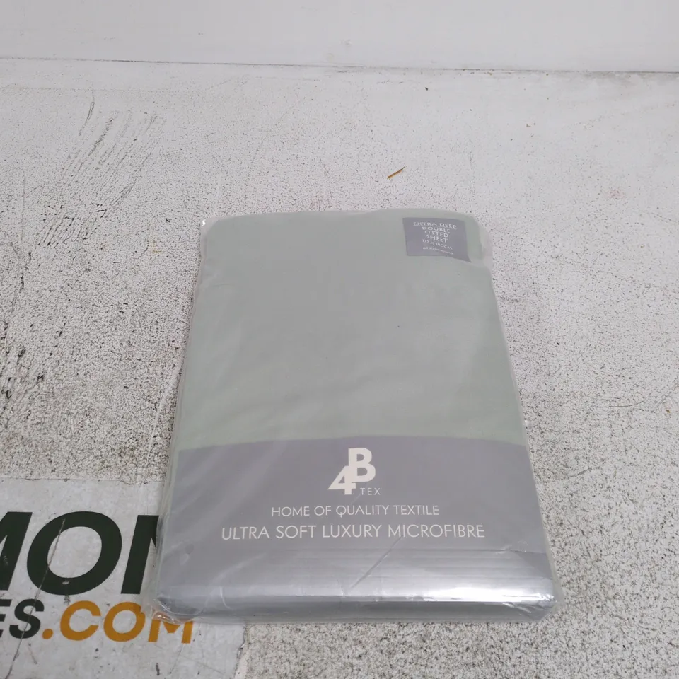 4B TEX EXTRA DEEP DOUBLE FITTED SHEET 137 X 190CM
