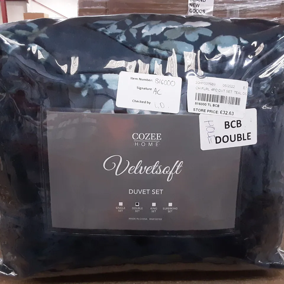 BAGGED COZEE HOME VELVETSOFT DUVET COVER
