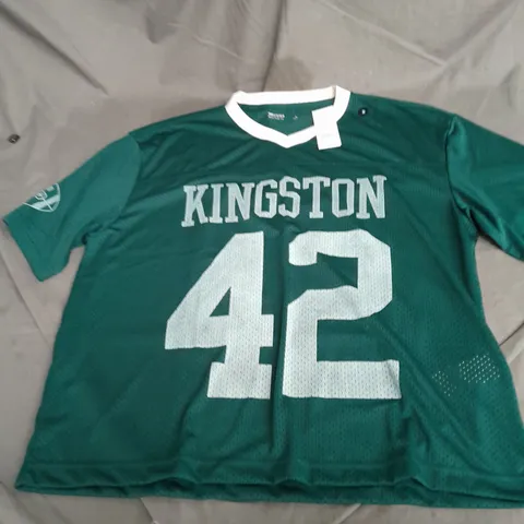 HOLLISTER BOXY CROP FIT TOP IN GREEN SIZE M