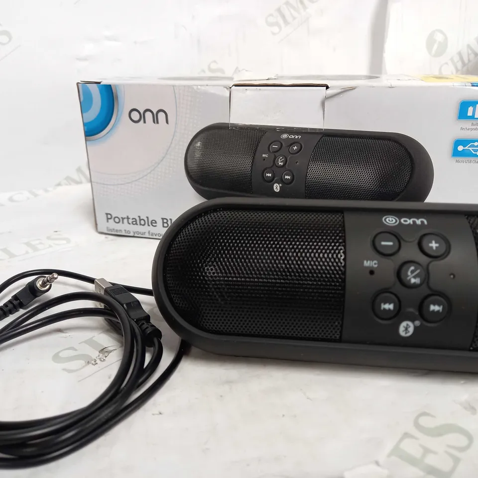 ONN PORTABLE BLUETOOTH SPEAKER