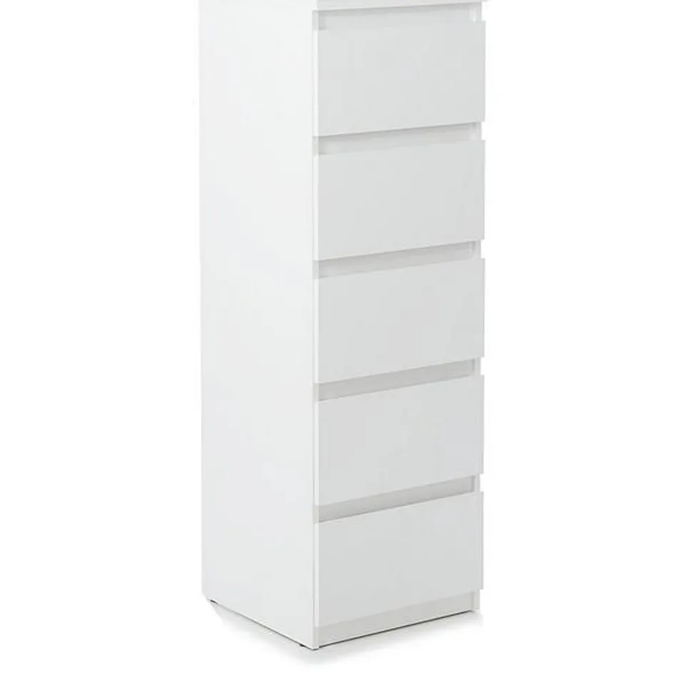LISSON NARROW CHEST OF 5 DRAWERS 
