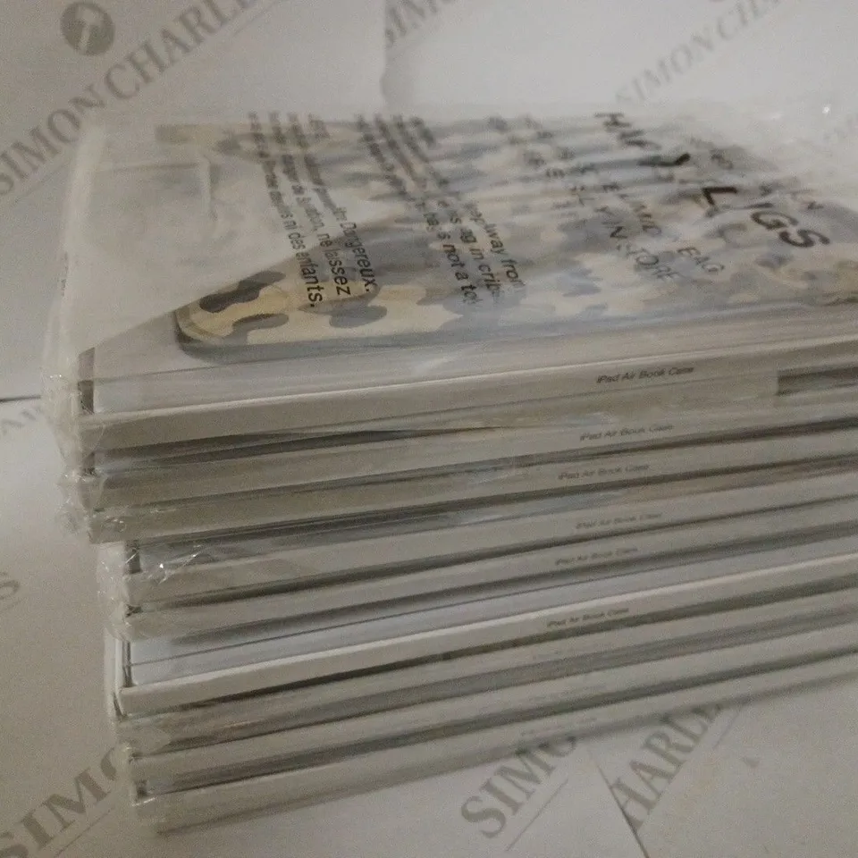 LOT OF 10 HAPPY PLUGS IPAD AIR BOOK CASES - CAMO