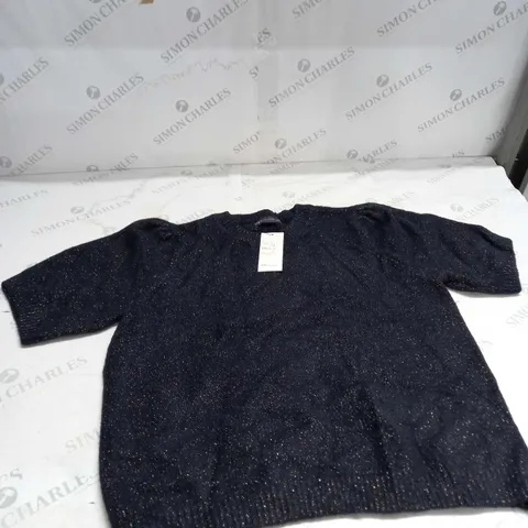 M&S COLLECTION NAVY BLUE TOP SIZE L