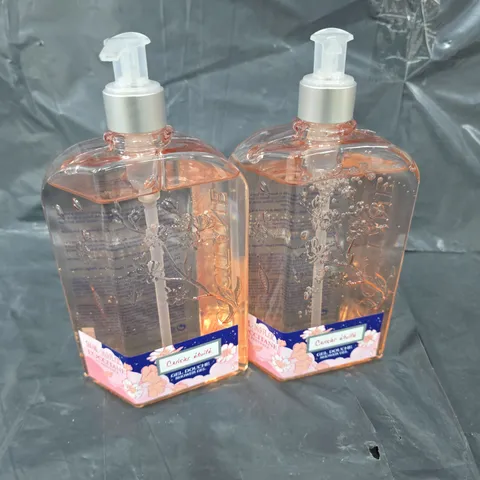 2 X L'OCCITANE CHERRY TREE SHOW GEL - 2 X 500ML