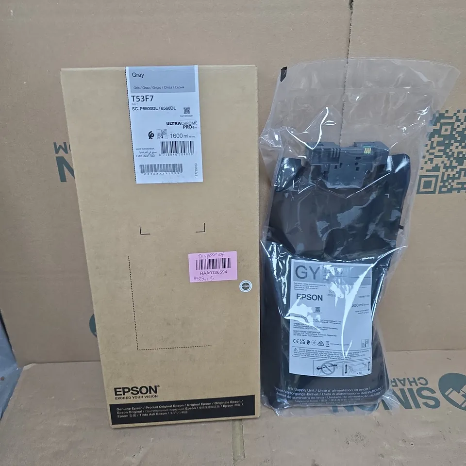 BOXED EPSON T53F7 ULTRACHROME PRO6 INK CARTRIDGE 1 PC(S) ORIGINAL GREY
