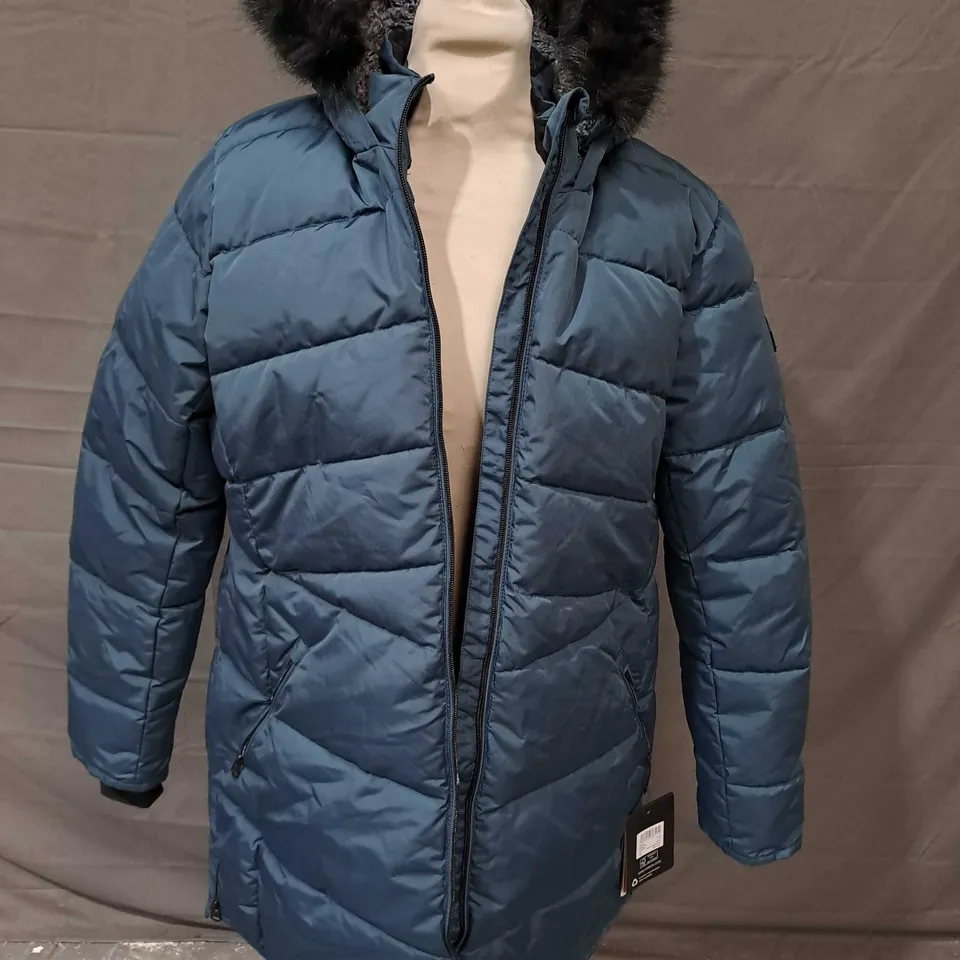 DARE2B PADDED JACKET WITH FUR HOOD - UK 16