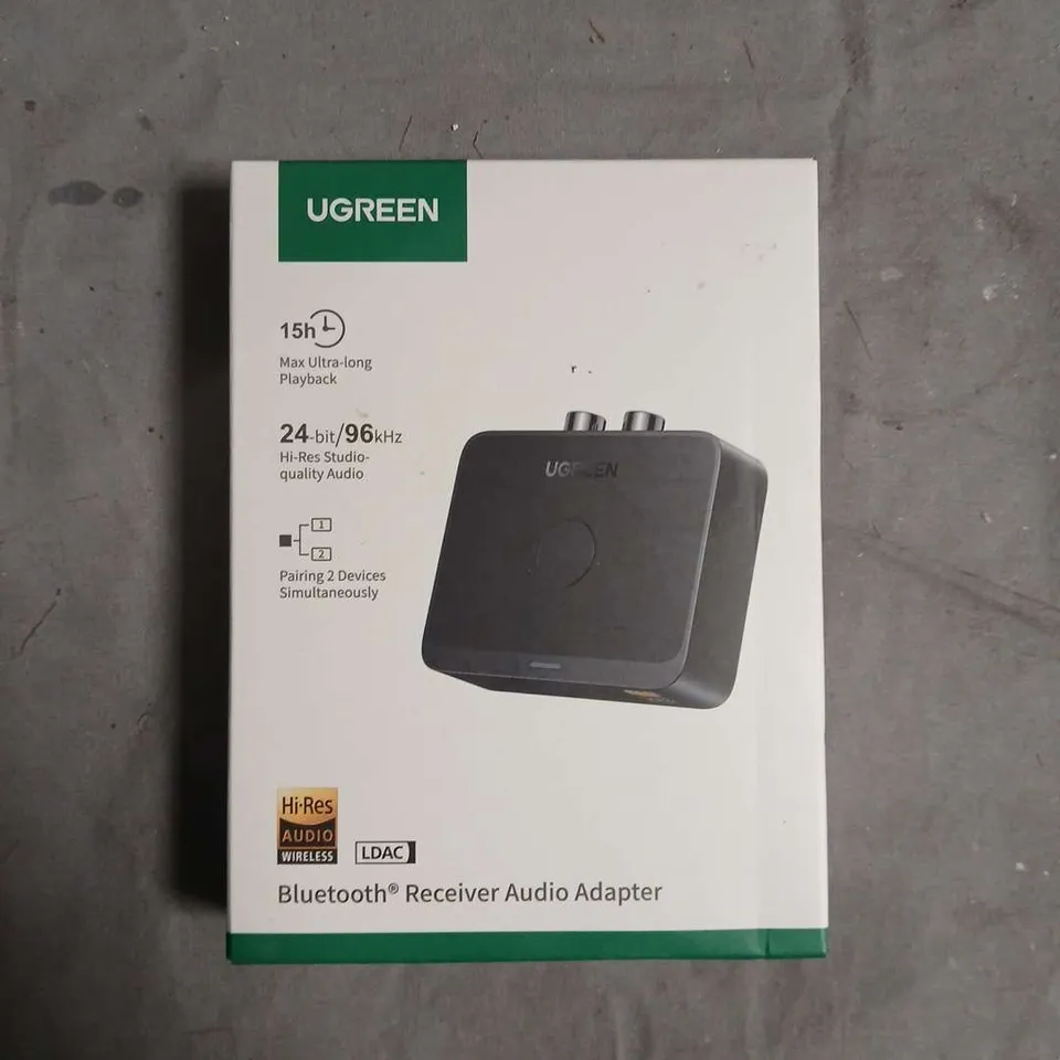 SEALED UGREEN BLUETOOTH RECEIVER AUDIO ADAPTER