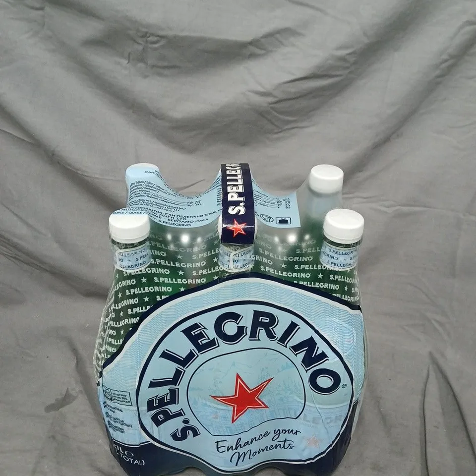 S.PELLEGRINO SPARKLING WATER – 6 X 1L BOTTLES 