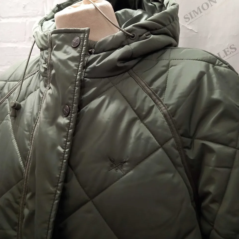 WOMENS CREW CLOTHING COMPANY - ZOE DIAMOND PUFFER JACKET - SIZE 14