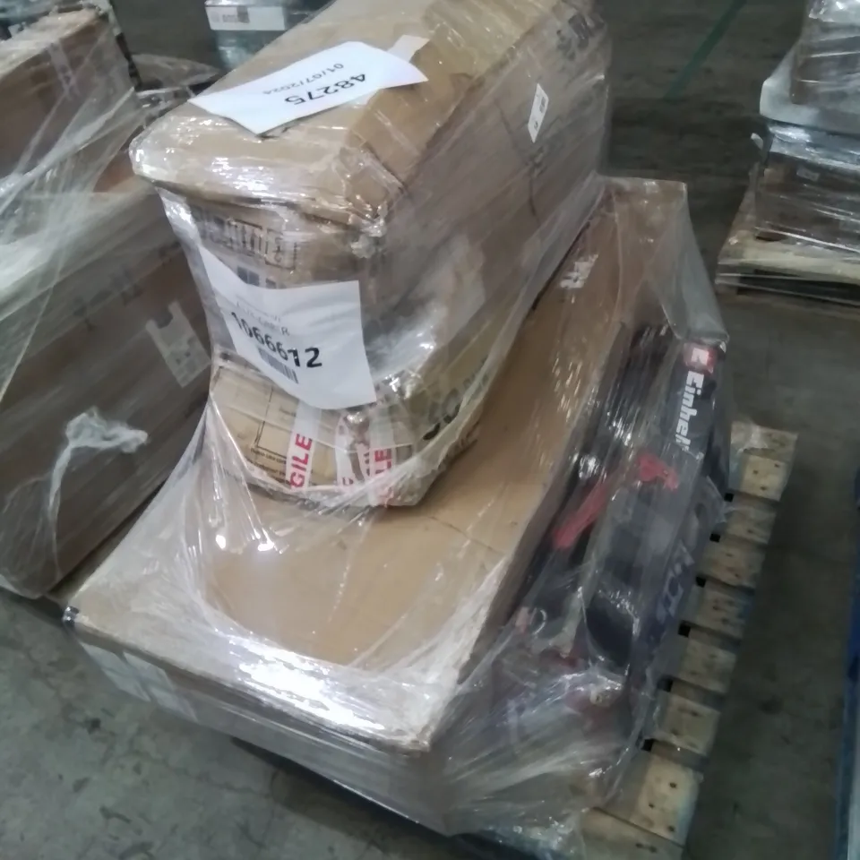 PALLET OF APPROXIMATELY 4 RAW UNTESTED HOUSEHOLD ELECTRICAL TO INCLUDE: