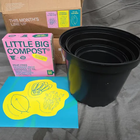 POT GANG 3 POT SEED KIT WITH COMPOST