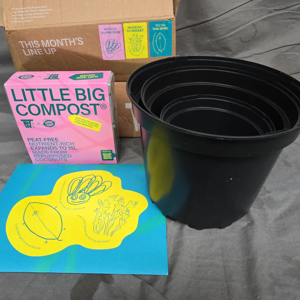 POT GANG 3 POT SEED KIT WITH COMPOST