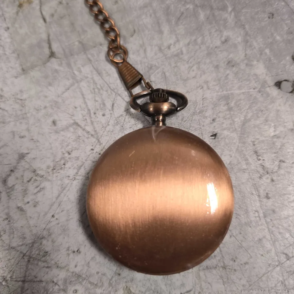 EDISON POCKET WATCH IN ANTIQUE COPPER EFFECT