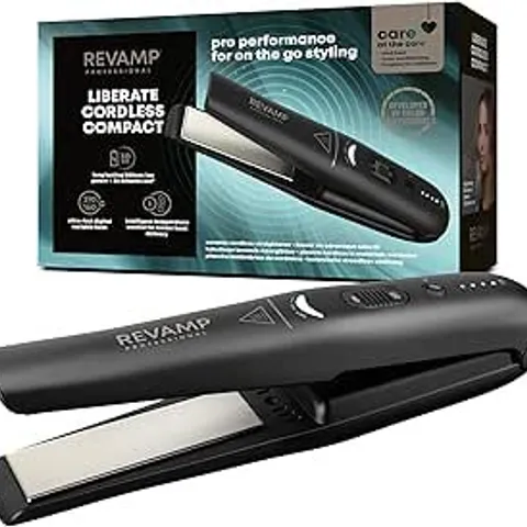 BOXED REVAMP LIBERATE CORDLESS COMPACT STRAIGHTENER 