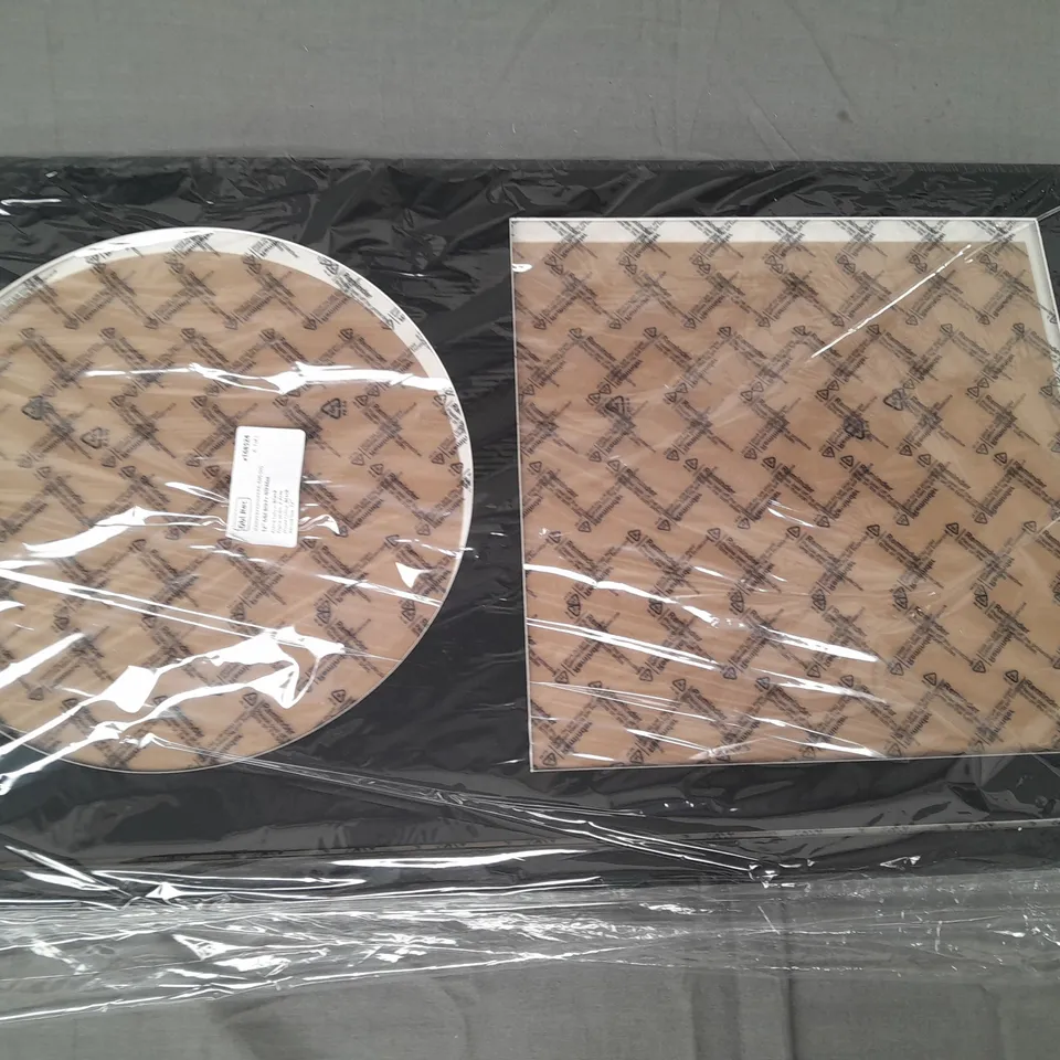 UNBRANDED 12" DECORATIVE DOUBLE PHOTO FRAME IN BLACK