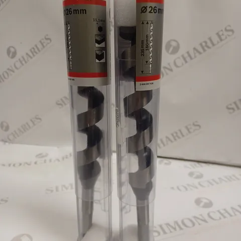 LOT OF 2 BOSCH 26MM DRILL BITS