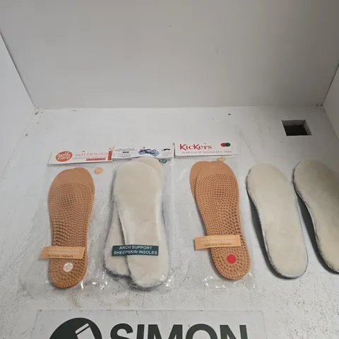 SHOE INSOLES PACK – REFLEXOLOGY & ARCH SUPPORT (4 PAIRS)