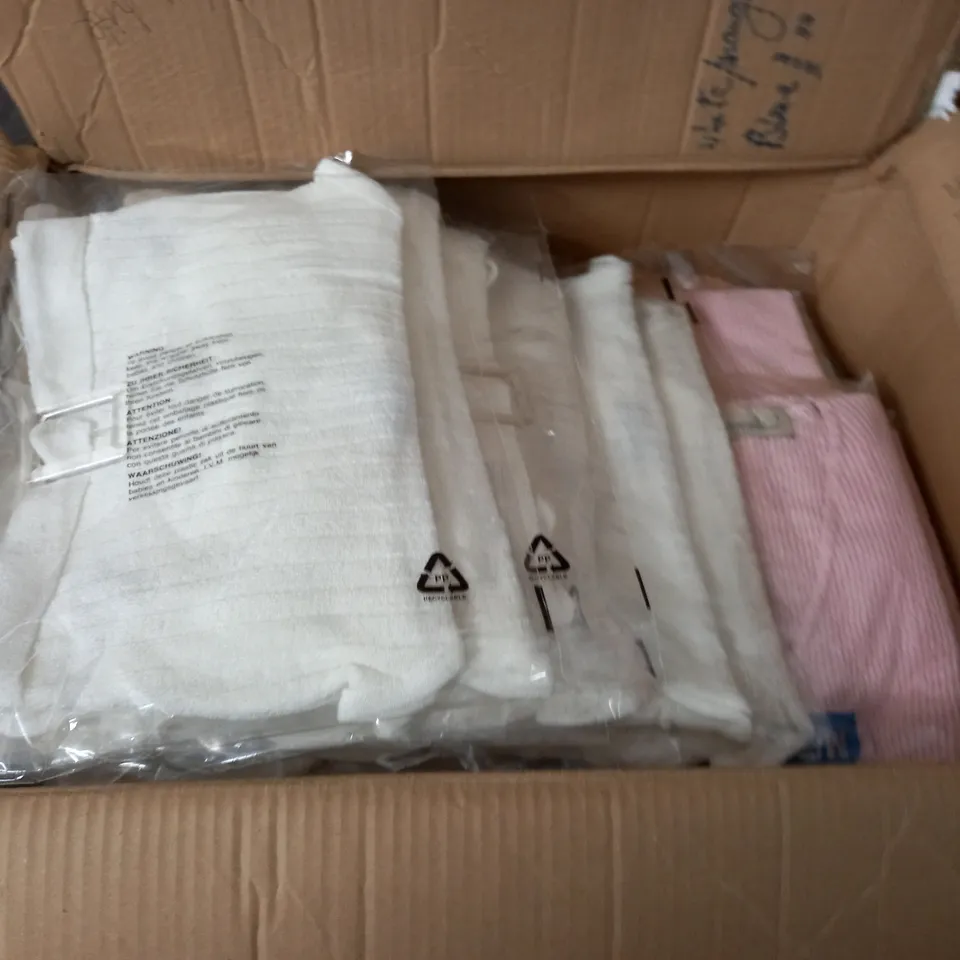 LARGE QUANTITY OF ASSORTED BAGGED CLOTHING ITEMS IN VARIOUS SIZES